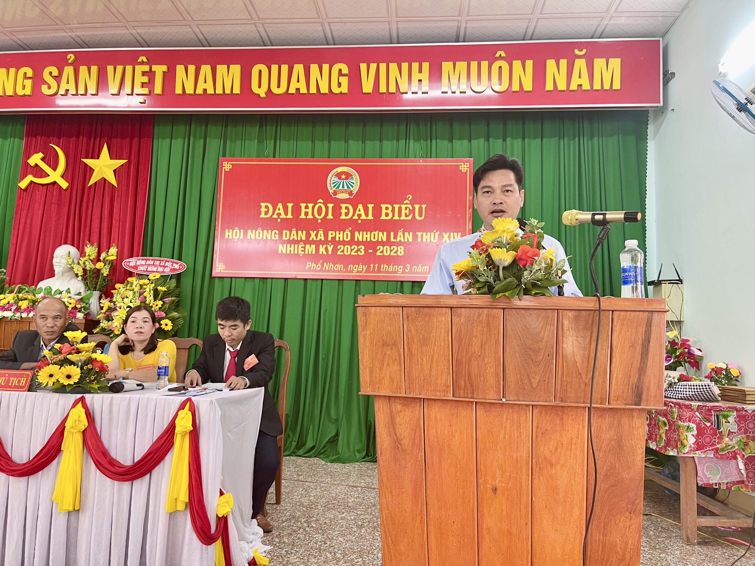 Hội Nông dân xã Phổ Nhơn tổ chức Đại hội đại Biểu lần thứ XIV nhiệm kỳ 2023-2028